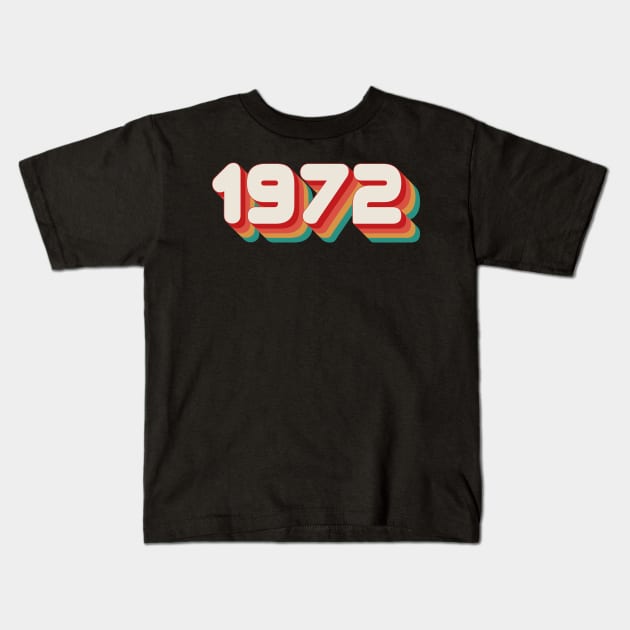 1972 Kids T-Shirt by n23tees